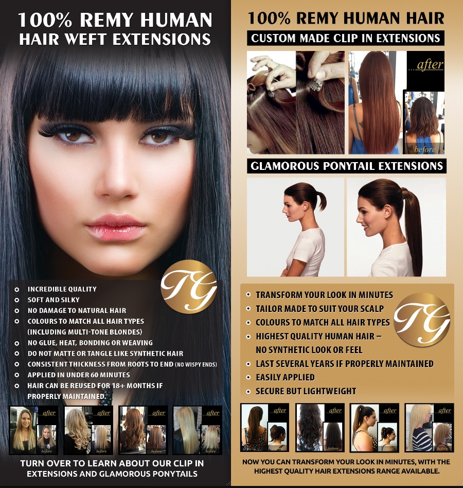 Clip in Ponytails Extensions Melbourne Human Hair